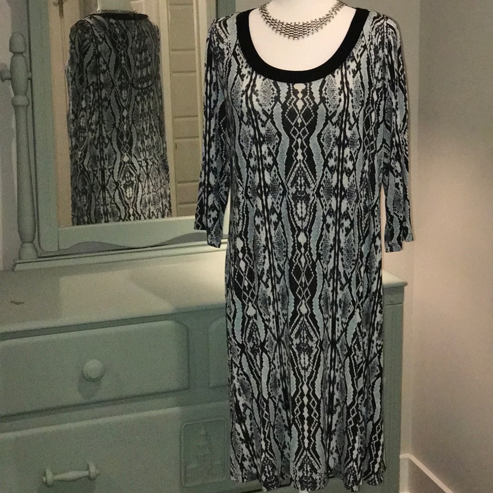 NWOT Karen Kane python dress size 0x/XL - Picture 3 of 7